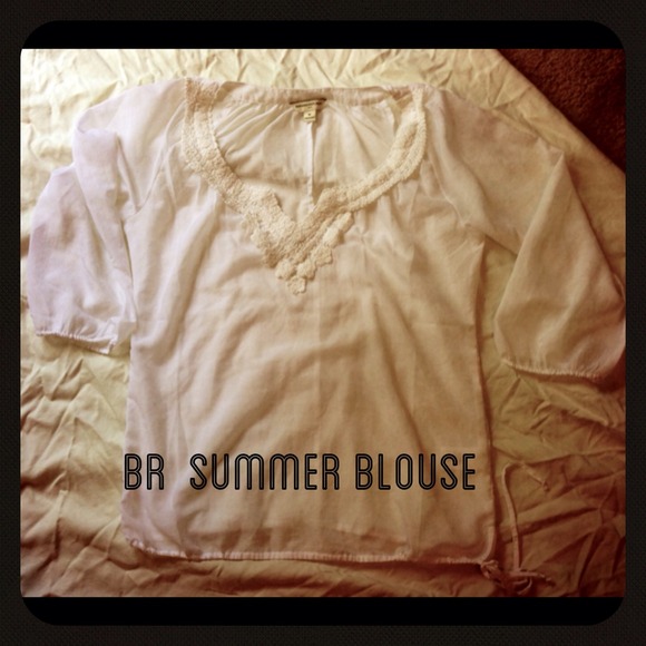 Banana Republic Sheer Blouse