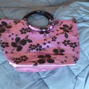 Silk oriental inspired bag