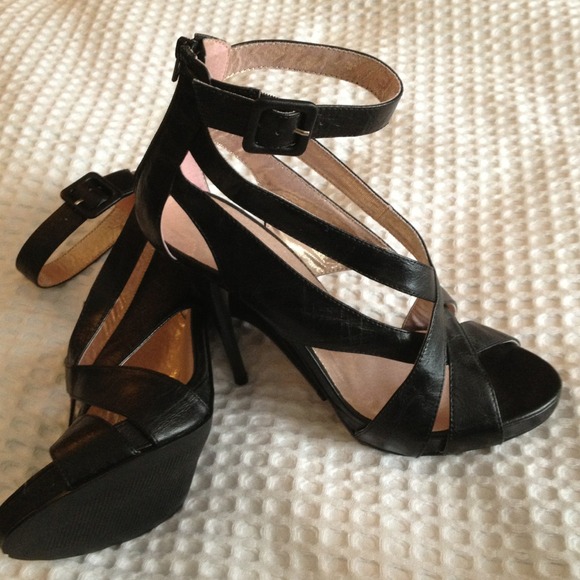 Michael Antonio Shoes - Black open toe Shoes! Never worn outside.