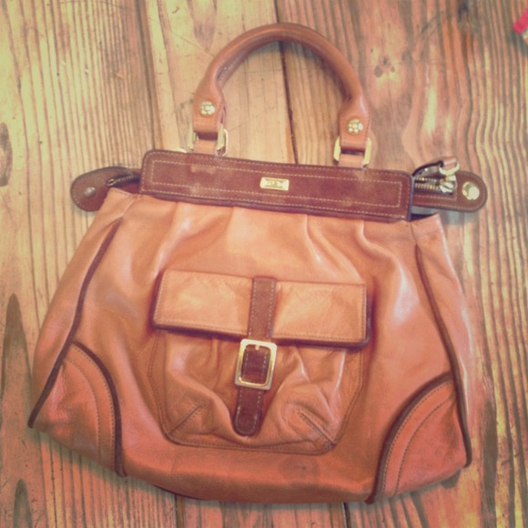 REDUCED Be&D genuine leather and suede handbag!