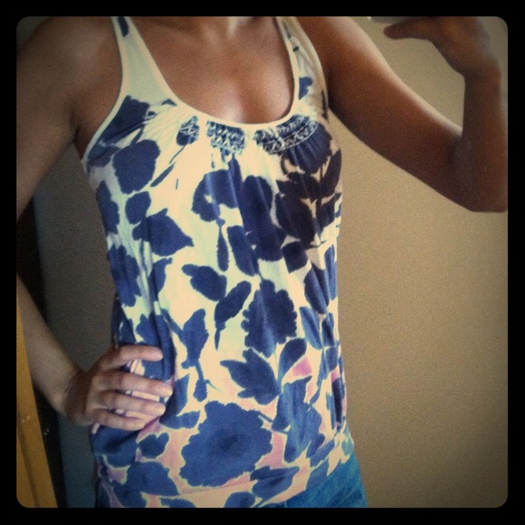 Cute Floral Tank Top