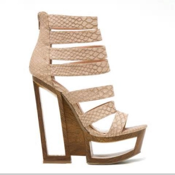 Strappy Hollow Wedges