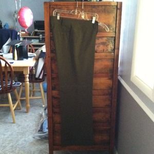 Olive colored dress pants