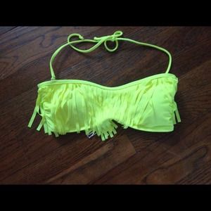 Yellow fringe bikini🚫reserved until sat🚫
