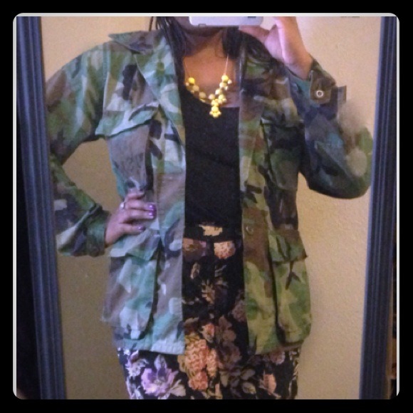 ❗SOLD❗Camo Jacket