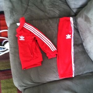 Kids Adidas track suit outfit