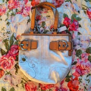 SALE Authentic Coach Bumble Bee Summer Purse