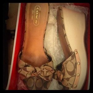 Authentic COACH chic sandals