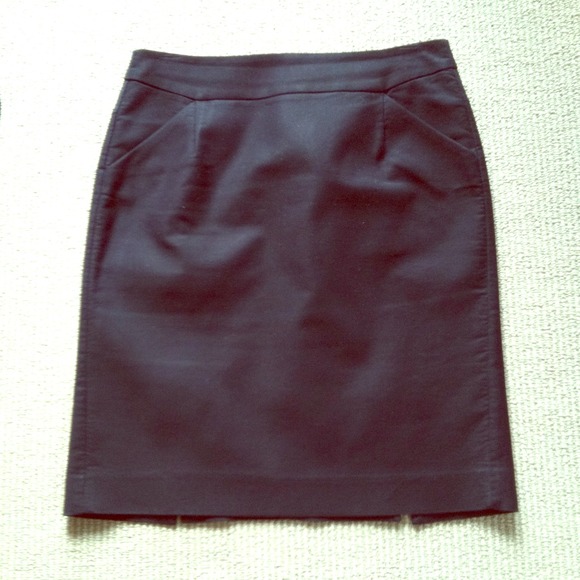 Double Serge Pencil Skirt