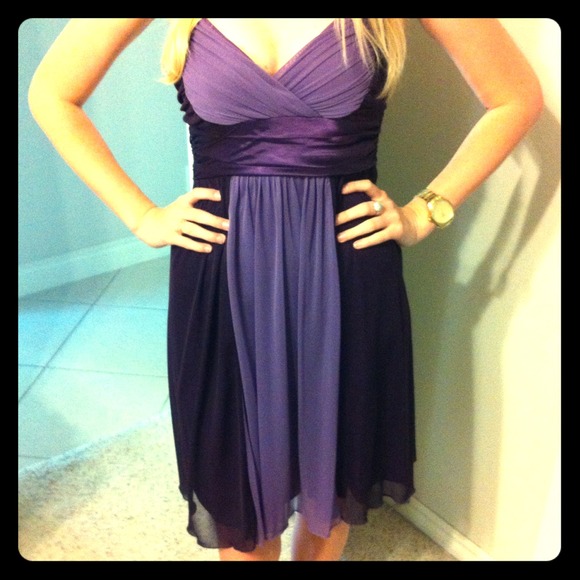 SOLD Purple and Lilac Semi Formal Dress