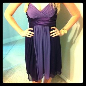 SOLD Purple and Lilac Semi Formal Dress