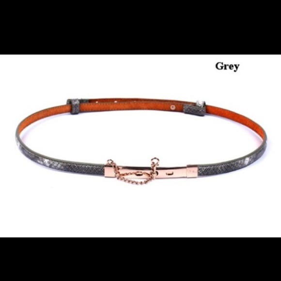 💖HOST PICK💖Gray Chain Belt💜