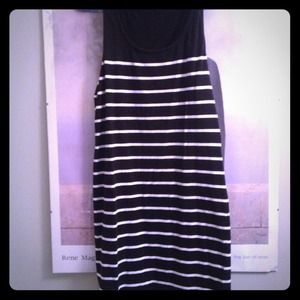 Fun Black and White striped dress