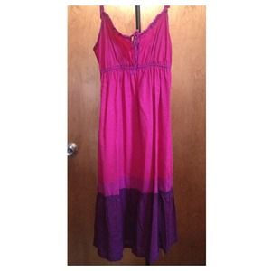 AE color block dress!