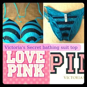 NWOT Victoria's Secret sequenced bathing suit top