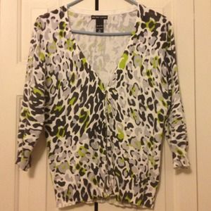 3/4 length New York & Company sweater.