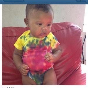 Custom tie dye onesies