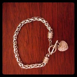 Ladies sterling silver bracelet.
