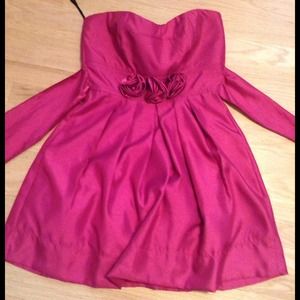 Beautiful dark pink party dress
