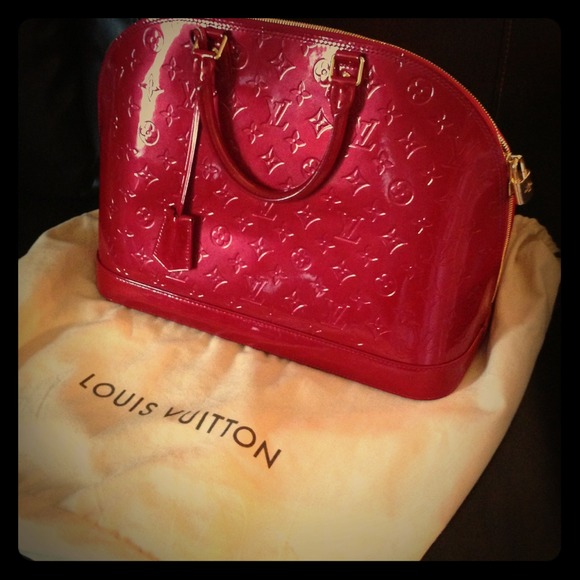 Louis Vuitton Red Alma Limited Addition.