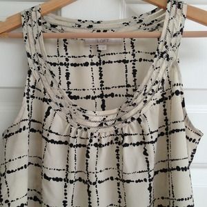 *SOLD* LOFT Patterned Sleeveless Shell Tank
