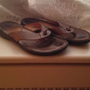Born Bronze Flip Flop Thongs