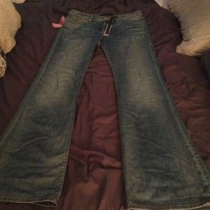 Juicy Couture Haddon 5 pocket flair jeans