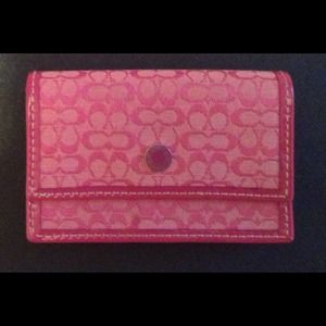 Coach card holder