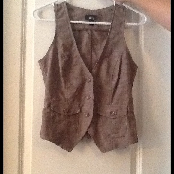 BCX Tops - Cute brown vest