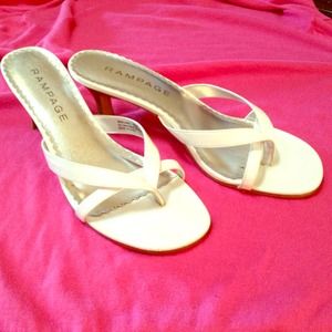White Rampage Sandals