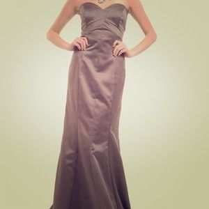 badgley mischka bridesmaid dress in black
