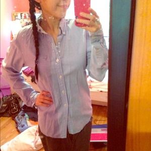 American Eagle Vintage Fit Chambray Shirt