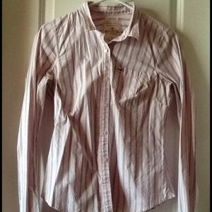 Long sleeve button up from Hollister