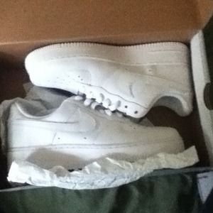 🔴REDUCED PRICE🔴ALL white Nike Air Force's