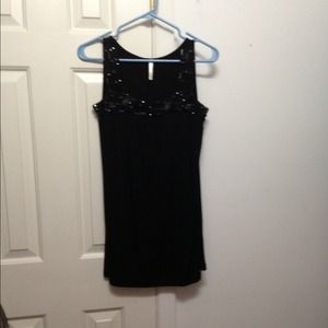 Cute beaded black dress
