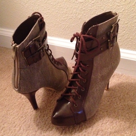 Brown Military Boots
