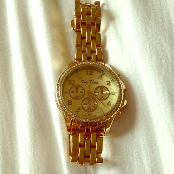 Gold Vice Versa watch