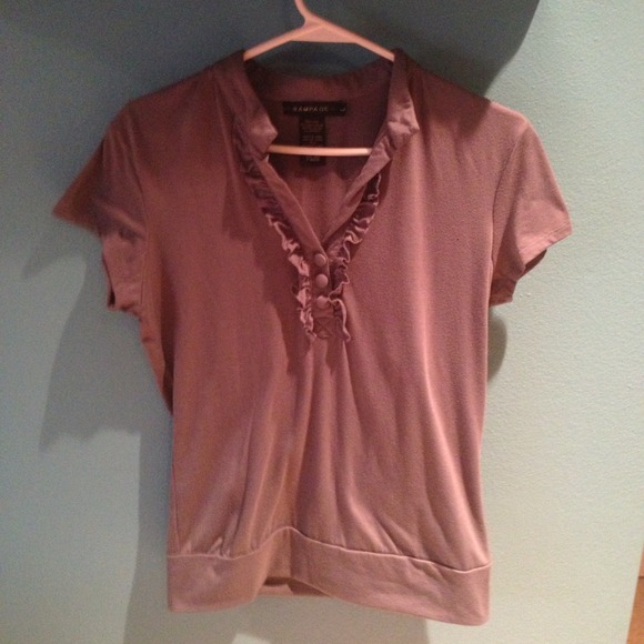 Light grey Ruffle shirt - Picture 2 of 2