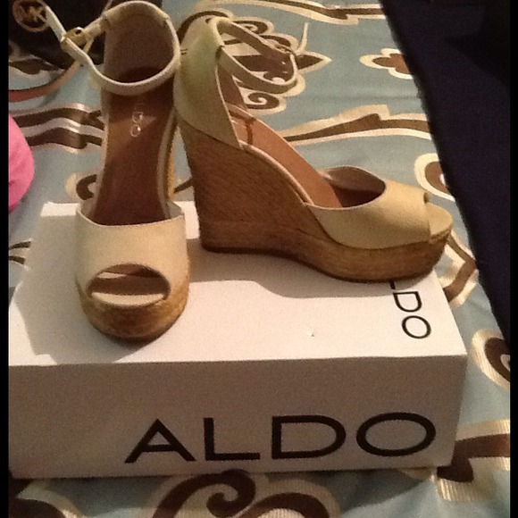 Beige Wedges