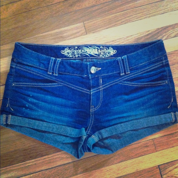 Express Denim Shorts