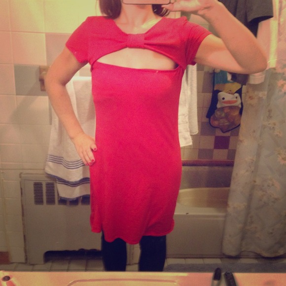 Worn once gorgeous bow front dress - Picture 1 of 4