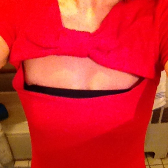 Worn once gorgeous bow front dress - Picture 4 of 4