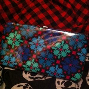 ❤️️bogo❤️️Printed slim hard clutch/wallet