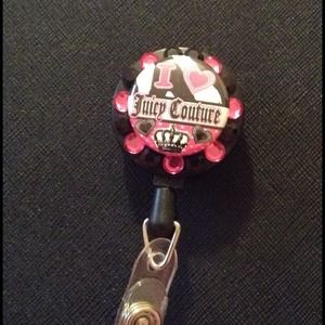 Handmade inspired retractable badge holder