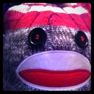 ❤️️bogo❤️️Cute sock monkey beanie...
