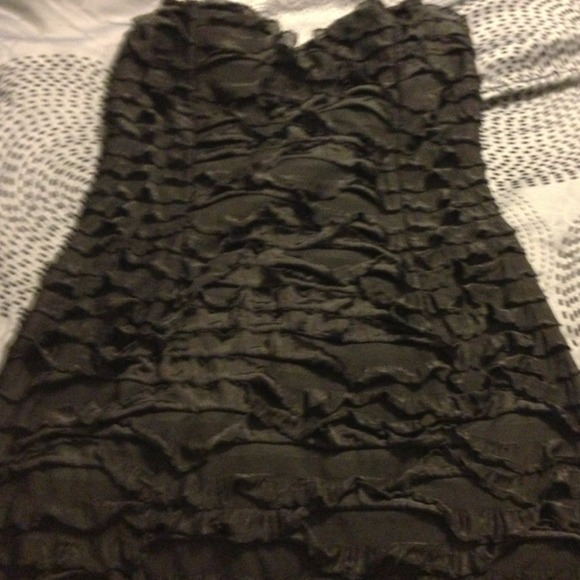 🌀SOLD🌀❗Reduced 1x❗Black ruffle dress✋Res for mon
