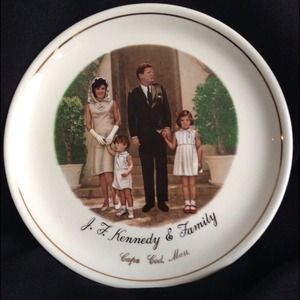 JFK Cape Cod Mass plate.and apron