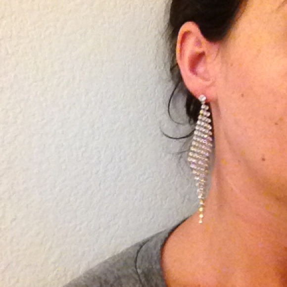 Crystal dangle earrings