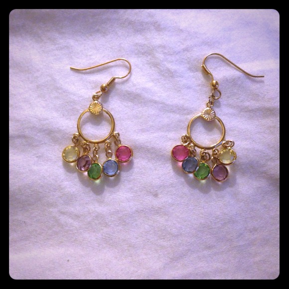 REDUCED! Gold chandelier earrings