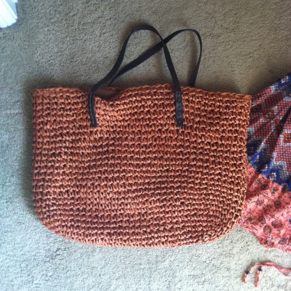 Summer straw bag